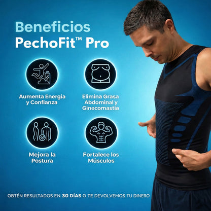 PechoFit™ Pro | CAMISETA MOLDEADORA PARA HOMBRE