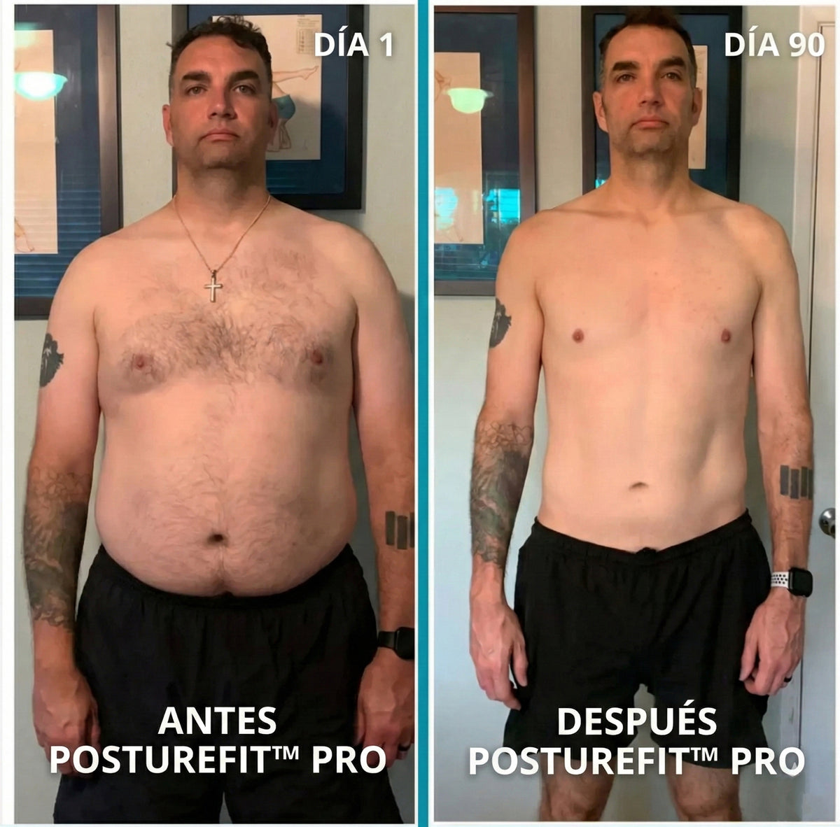 PechoFit™ Pro | CAMISETA MOLDEADORA PARA HOMBRE